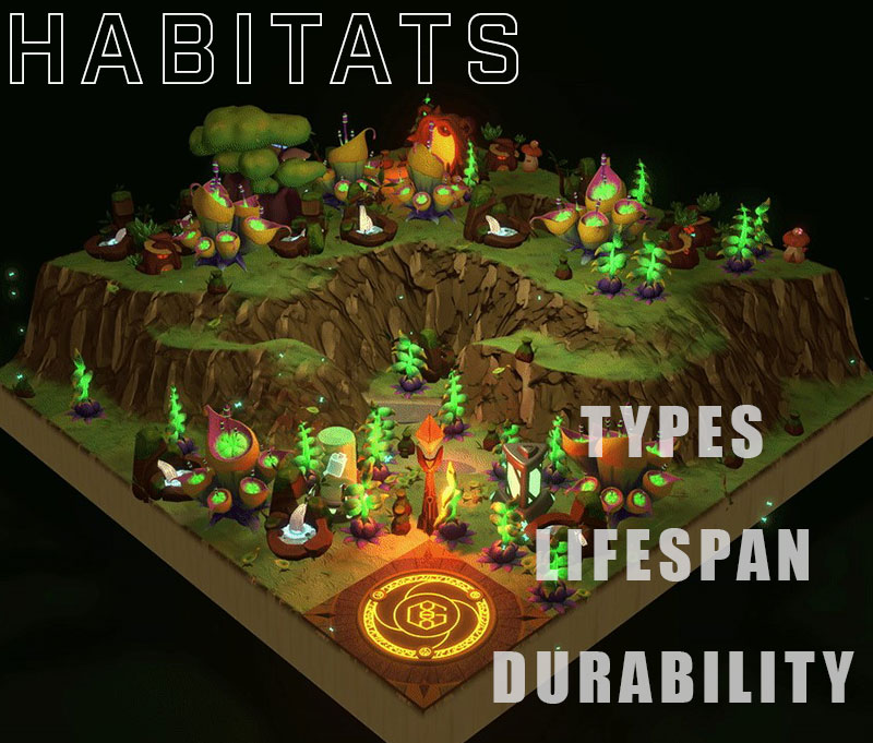 Habitats Genopets : Types, Lifespan et Durability
